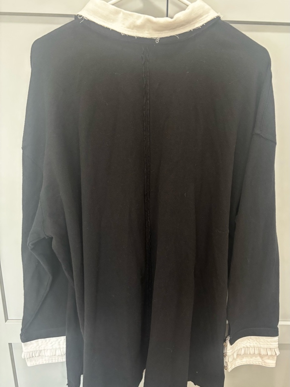 Free People Gianna Twofer in Black Combo Size Medium Retail $148 - Picture 14 of 15